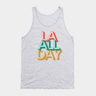 LA All Day Los Angeles California Retro Vibe Tank Top